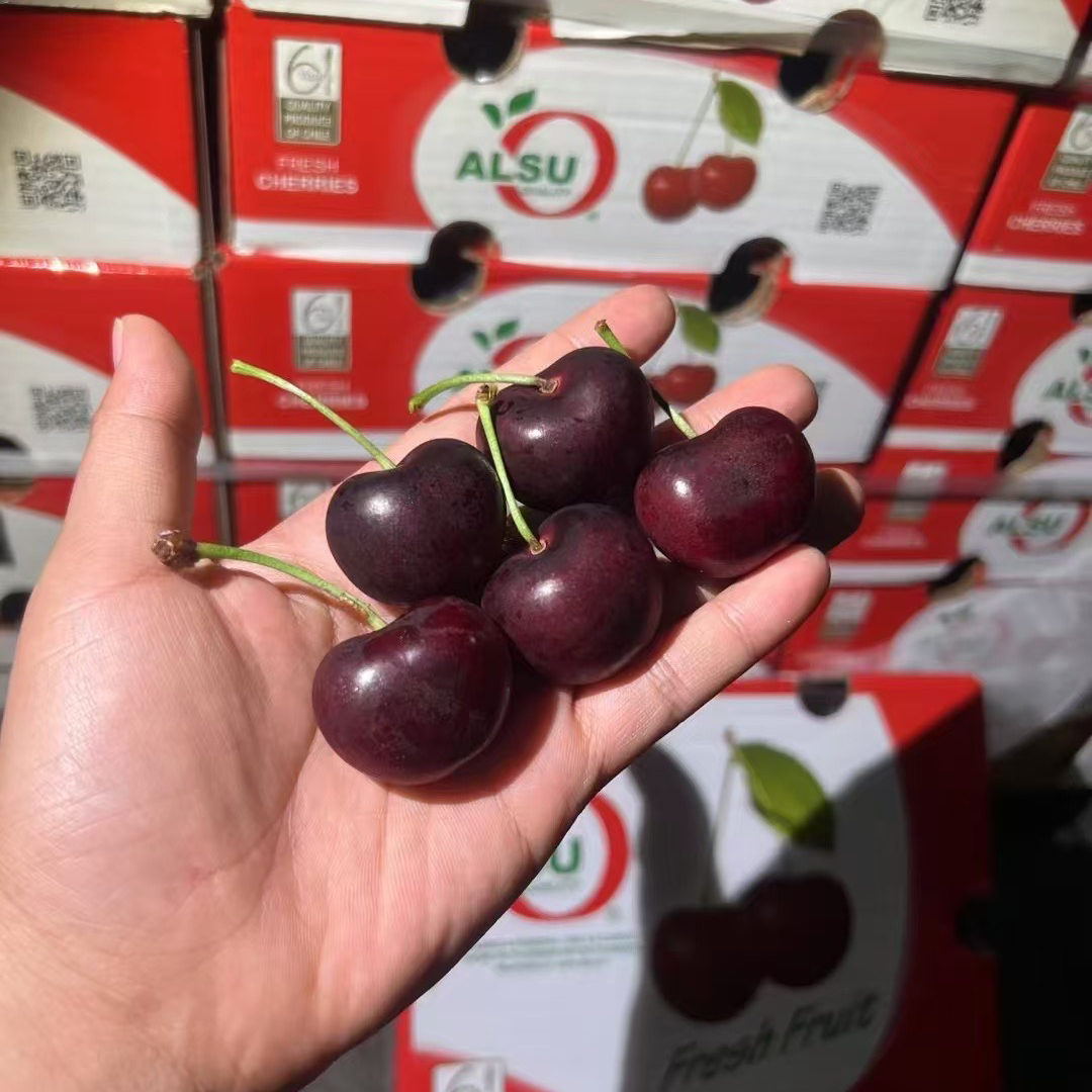 智利进口空运车厘子桑提娜3JD4JD加大加黑5斤原箱发货更新鲜水果