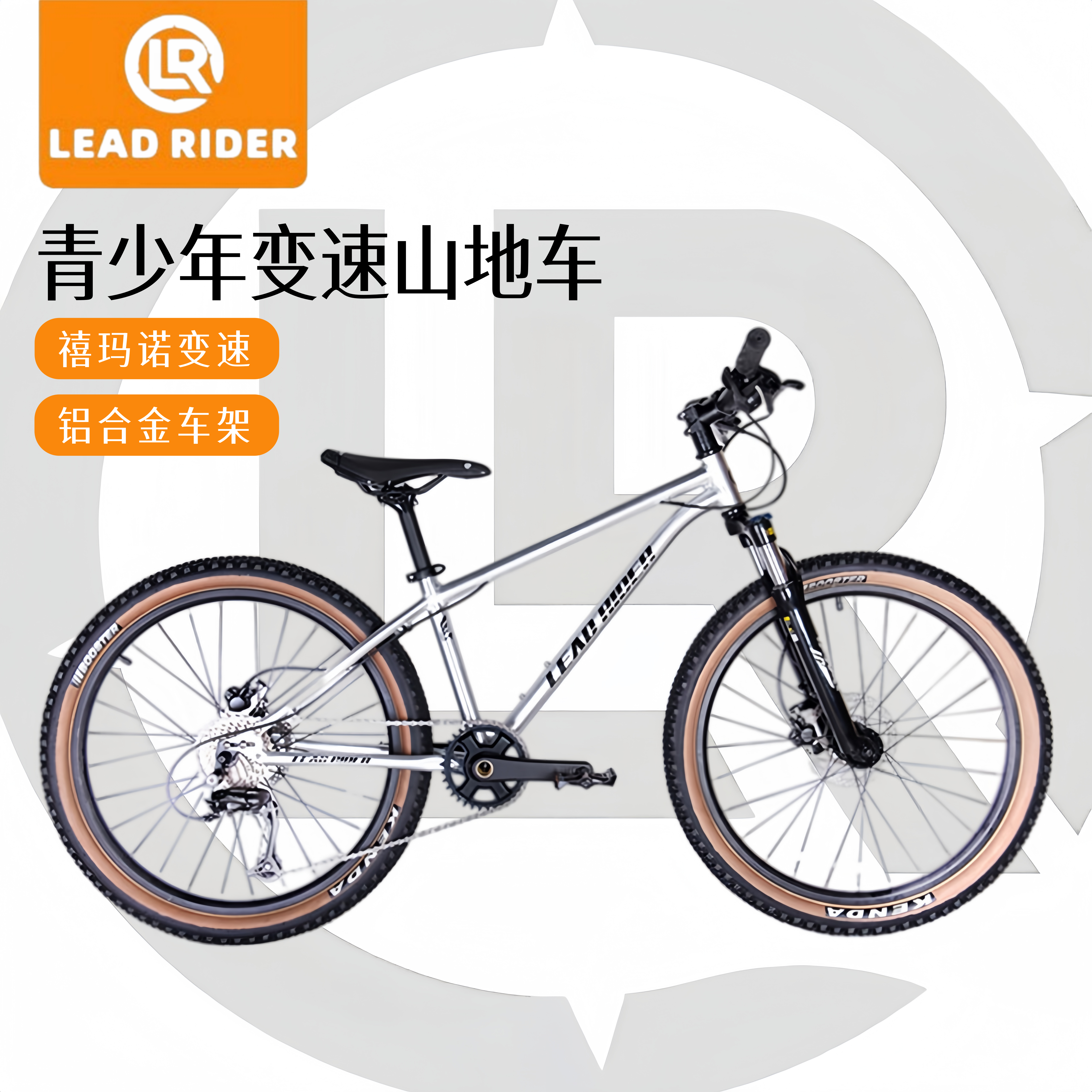 力达青少年山地变速减震自行车