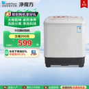 净魔方 小天鹅8KG双桶双缸半自动洗衣机大容量小型TP80VDS08