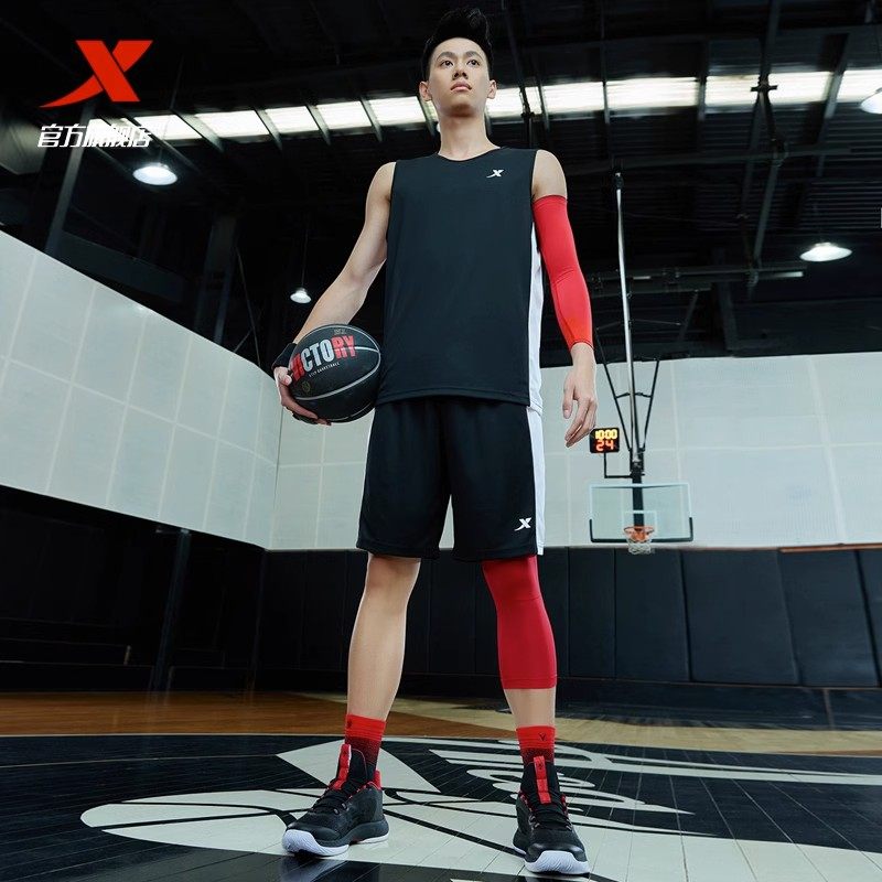 特步篮球服套装男新款夏季训练实战比赛球服运动服宽松套装男队服