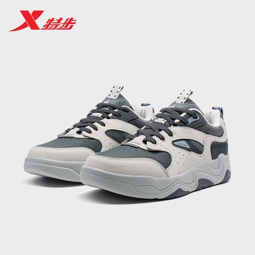 特步暗流板鞋2024秋冬新