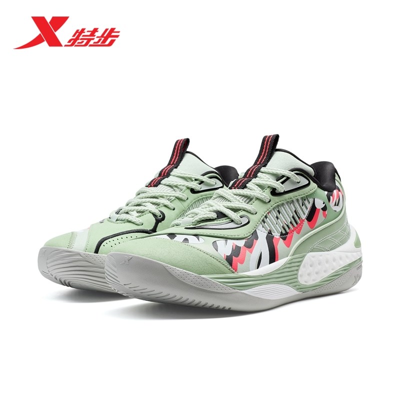 特步御风5.0丨篮球鞋2025冬季新款正品实战专业篮球鞋减震运动鞋