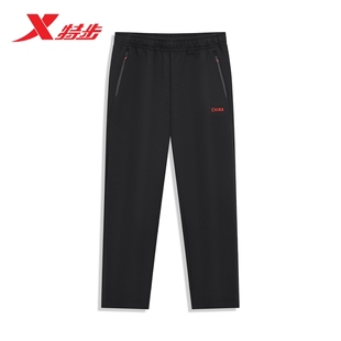 针织男子通勤运动长裤 新品 975429630457 男2025年冬季 特步加绒卫裤