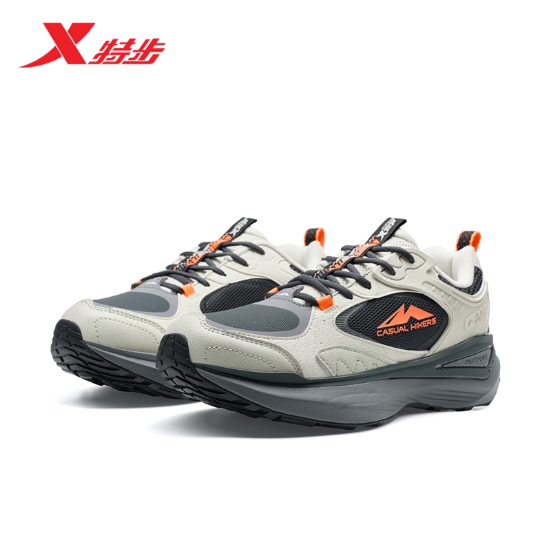 特步战斧3.0户外鞋男鞋大棉鞋加绒保暖复古老爹鞋休闲鞋运动鞋子