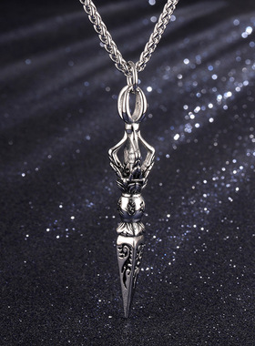 降魔佛系金刚杵男嘻哈个性潮项链