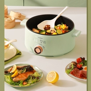 荣事达电煮锅RHG-35DA双层电煮锅煮泡面家用蒸锅火锅多功能电煮锅
