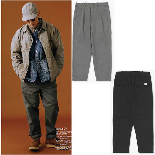 madboys MADNESS DYED COTTON CHINO日料斜纹休闲裤 余文乐 24AW