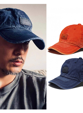 madboys 余文乐mdns皮标重洗水做旧六片棒球帽鸭舌帽遮阳帽日产男