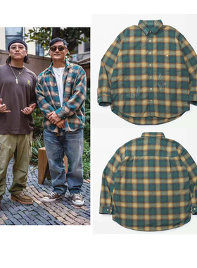 madboys MDNS  25AW 余文乐同款  做旧洗水破坏 SHIRT日产衬衫