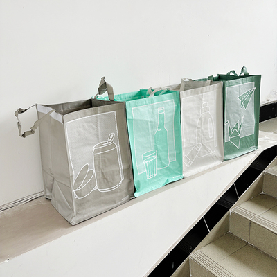 魔术贴组合编织袋大容量手提袋