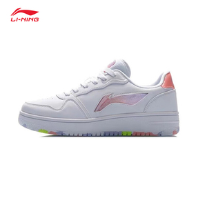 李宁板鞋休闲鞋女鞋2023春款空军一号保暖休闲鞋子运动潮小白鞋