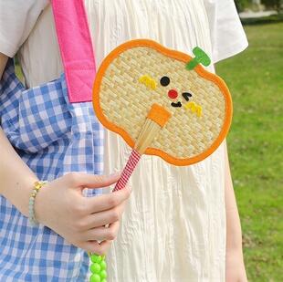 彩色蒲扇便携老式 饰挂件 扇子夏天纯手工编织芭蕉扇拍照道具包包装