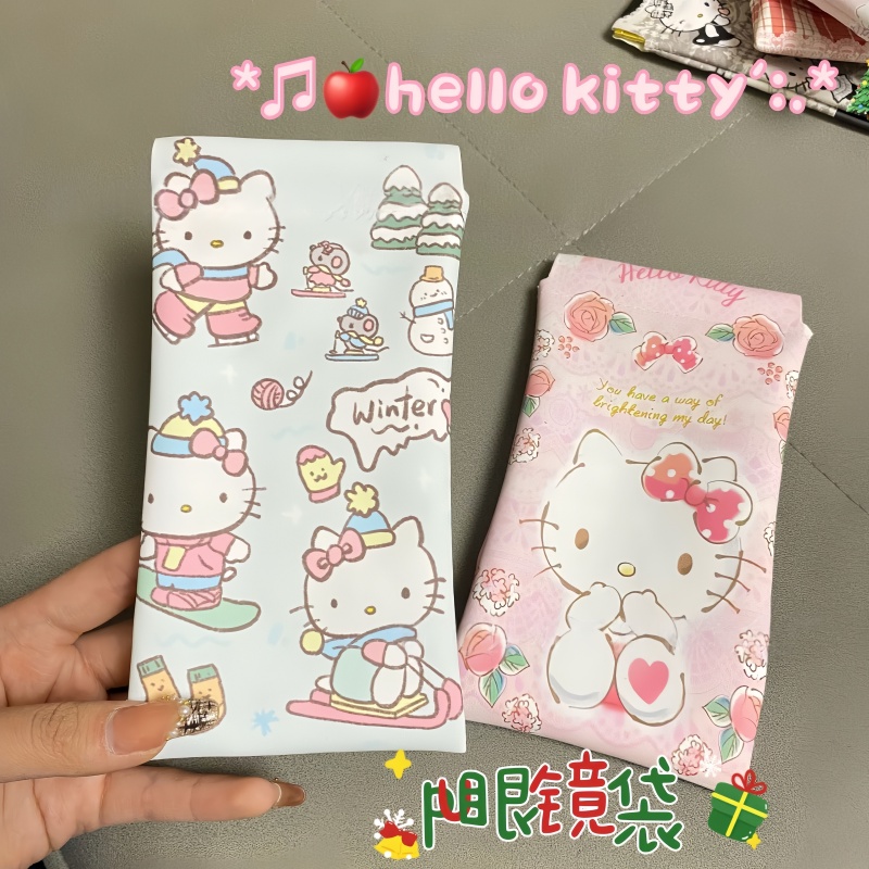 可爱猫kt弹片眼镜袋抗压便携