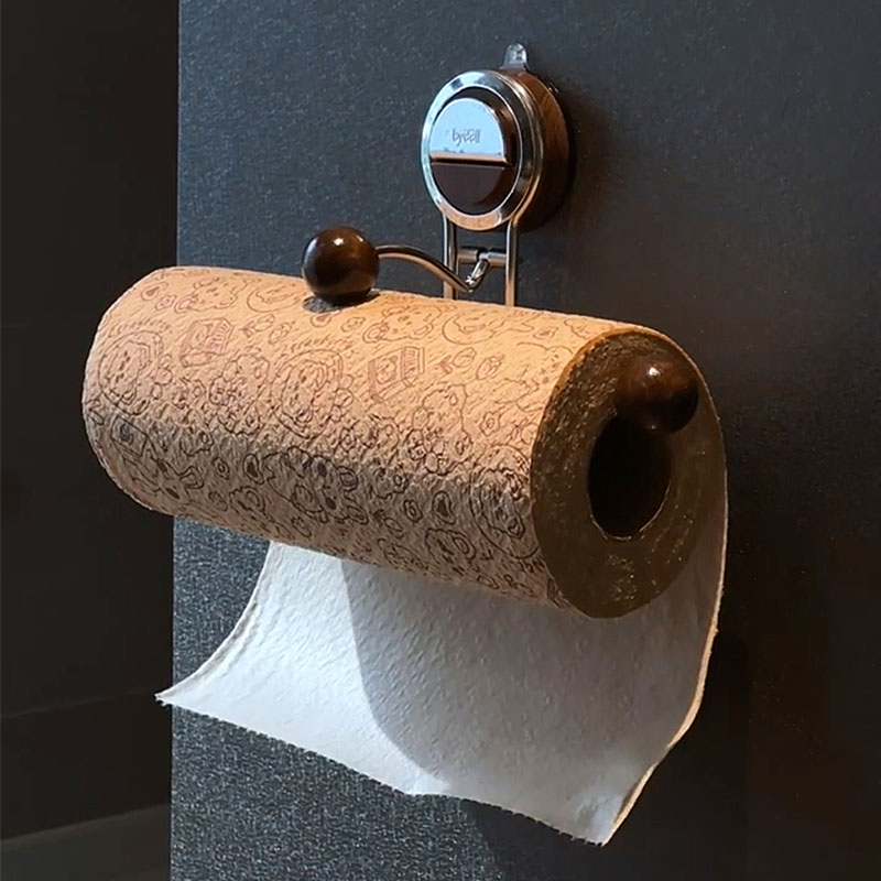 吸盘厨房纸巾架免打孔橱柜用纸挂架抽纸卷纸架家用无痕粘钩置物架