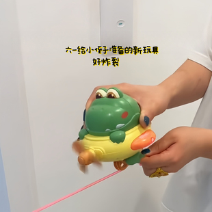 不倒翁独轮车恐龙电动悬空走钢丝儿童解压玩具网红爆款悬空走钢丝