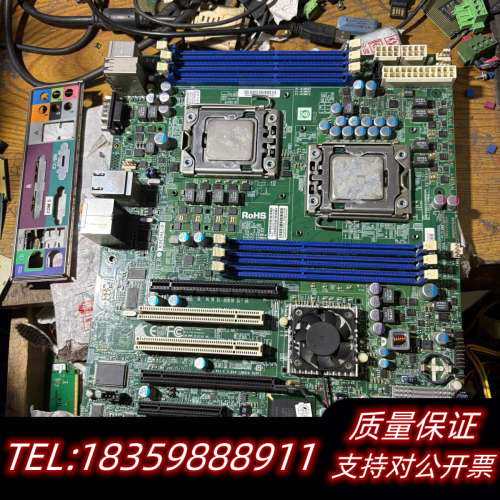 超微 X8DAL-3 双路1366服务器工作站主板 送CPU询价