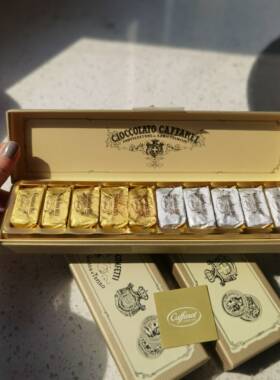 【现货精致礼物】日本进口意大利品牌CAFFAREL手工牛奶巧克力礼盒