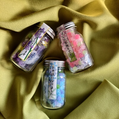 【现货】日本进口金平糖樱花草花菖蒲糖果硬糖50g玻璃瓶伴手礼