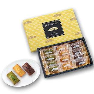 【现货新品】日本monloire神户特产巧克力原味抹茶费南雪蛋糕礼盒