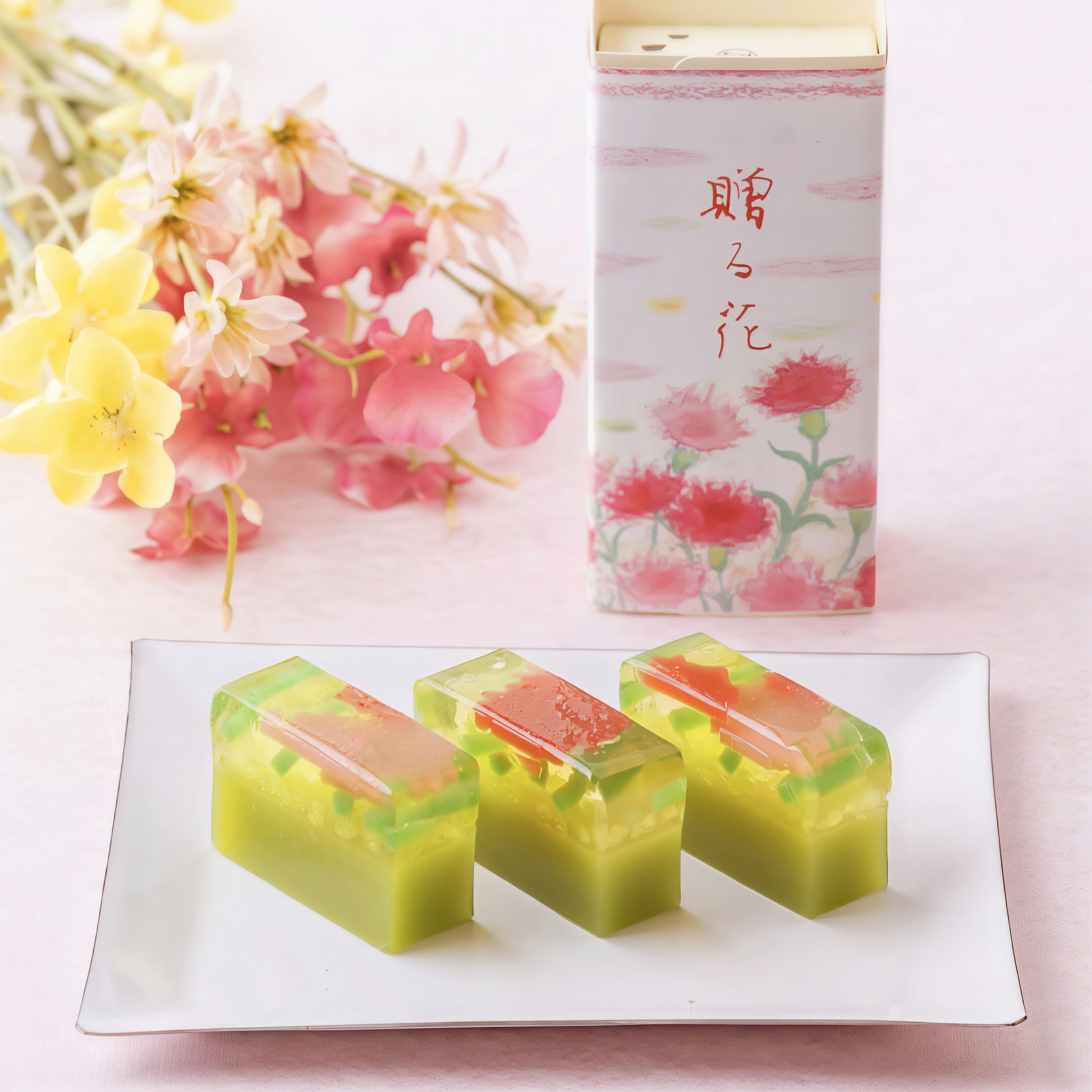 【现货特别羊羹】日本京菓子司俵屋吉富两口屋是清京彩菓羊羹礼盒