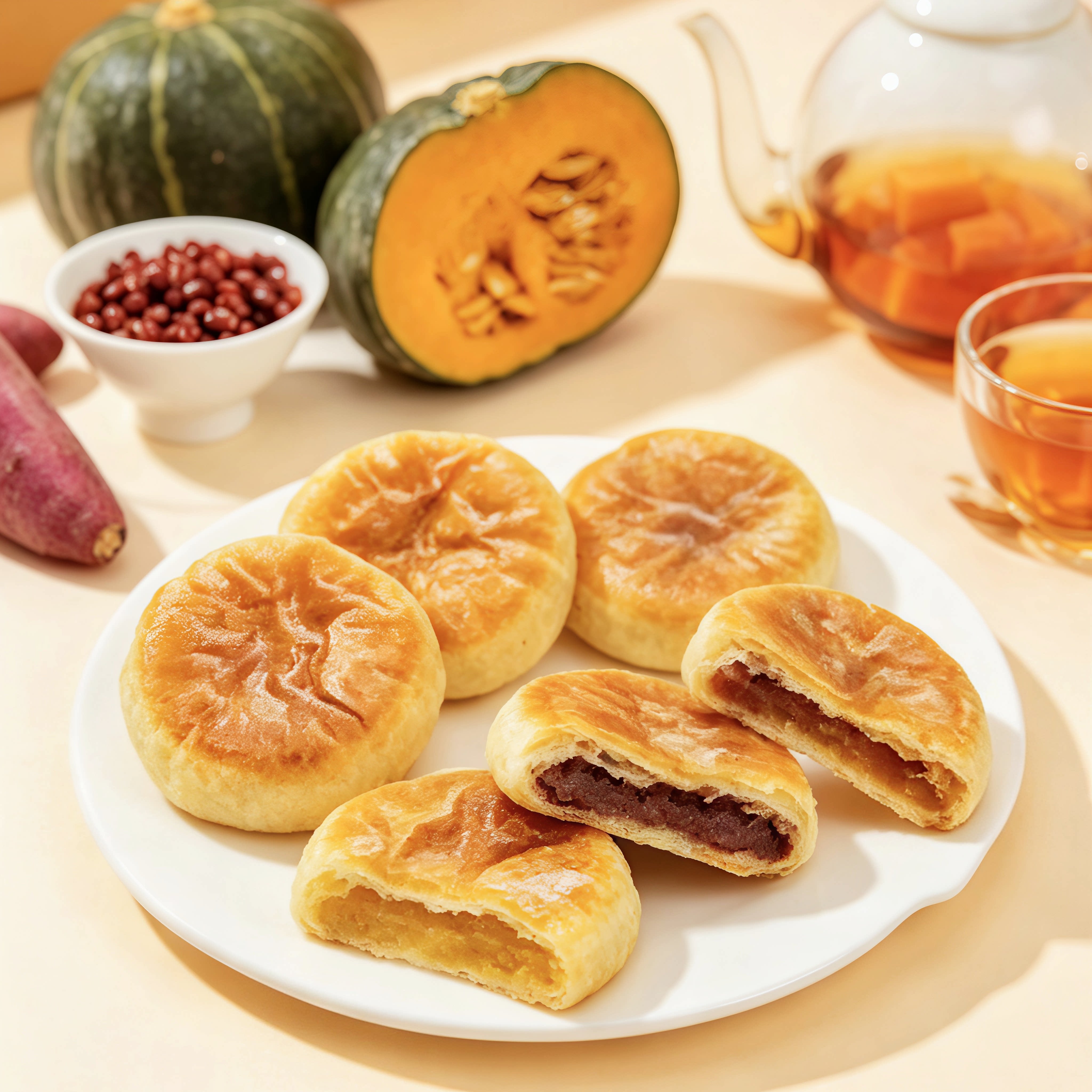 【现货特别礼物】日本月饼新宿中村屋坚果小豆红豆夹心礼盒装