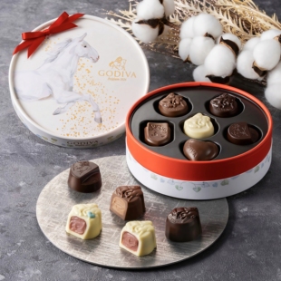 【现货马年高端】日本GODIVA歌帝梵巧克力上贺茂神社联名伴手礼