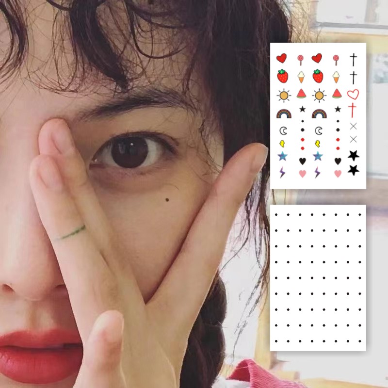 泪痣贴性感眼角美人痣女脸上