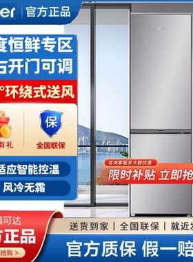 Haier/海尔 BCD-285WGHC2DEXM左右换开门一级双变频风冷无霜家用