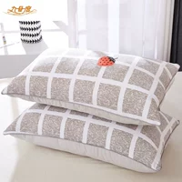 Gối mềm màu đỏ gối cao lõi dày cộng với điều trị đốt sống cổ siêu mềm giúp ngủ nam mẫu đơn thoải mái - Gối gối tựa lưng văn phòng