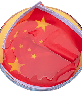 小红旗手摇旗手持小国旗6号7号8号手挥中国国旗带杆小旗子定制装饰舞蹈道具手拿小党旗五星红旗国旗定做旗帜