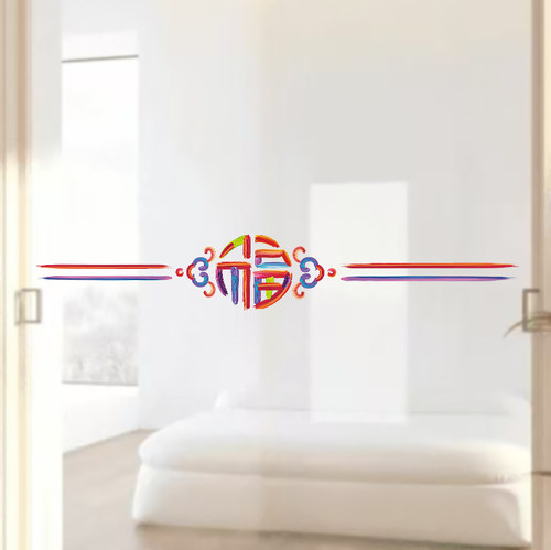 静电无胶防撞贴新年春节新家装饰