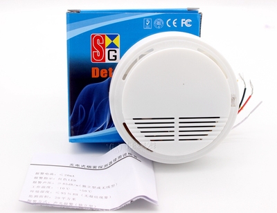 烟雾报警器联网有线独立