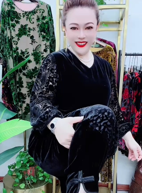 桑蚕丝裤子灯笼裤10ACD067