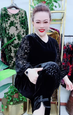 桑蚕丝裤子灯笼裤10ACD067