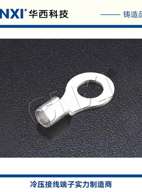 华西CNXI接线端子HRNB2-3/4/5/6/8/10L裸端子RNB紫铜镀锡圆环SK