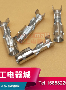 DJ221-4A子弹座母4mm单孔插座0.4冷压接线端子镀锡/酸洗5000只