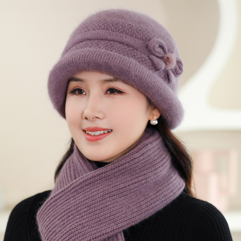 中老年人帽子女冬季妈妈针织毛线帽奶奶老太太加绒厚保暖防寒棉帽,服饰配件/皮带/帽子/围巾,帽子,淘宝优惠券,粉丝福利购,淘宝优惠卷