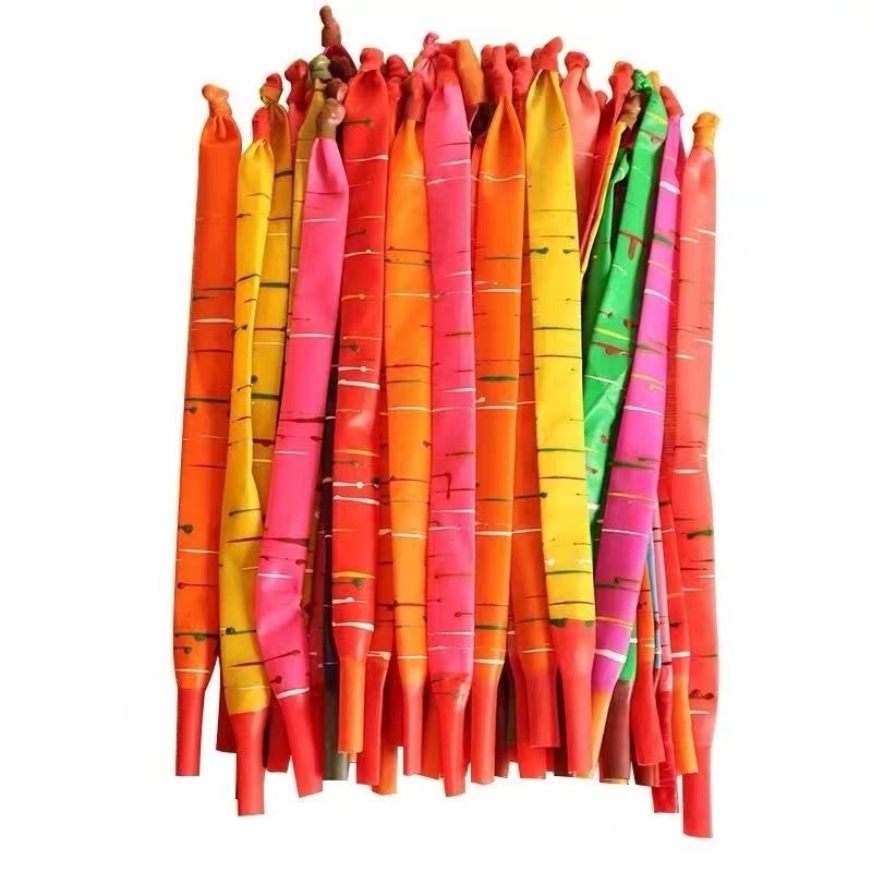 加厚火箭气球会飞会叫冲天气球儿童玩具长条异形飞天气球尖叫卡通