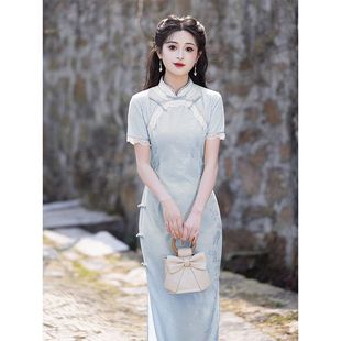 洛士素雅新中式日常2025旗袍黄色可穿夏季新款高考年轻款改良少女