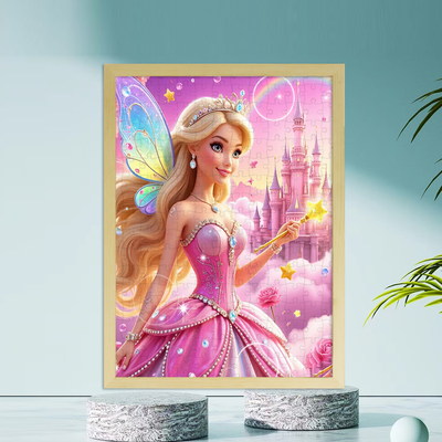 芭比娃娃高颜值木质拼图