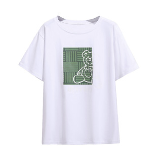 夏季 印花圆领短袖 新款 女装 T恤女300斤 200斤胖mm大码 2026新款