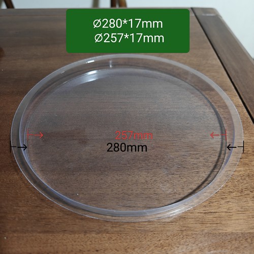 吸塑托盘圆形直径257*17mm五金汽车零件PVC塑料底托 包装盒可定制