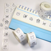 ins简约可爱装 饰不干胶感谢贴纸甜品蛋糕烘焙封口贴谢谢你留言贴