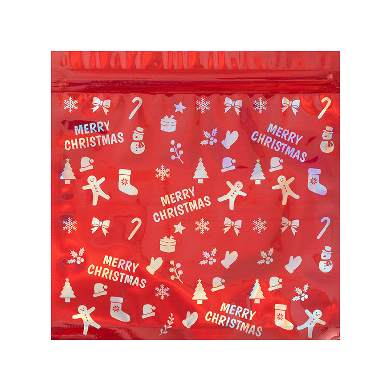 可爱圣诞节姜饼人装饰包装袋自封礼品糖果烘焙饰品礼物分装收纳袋