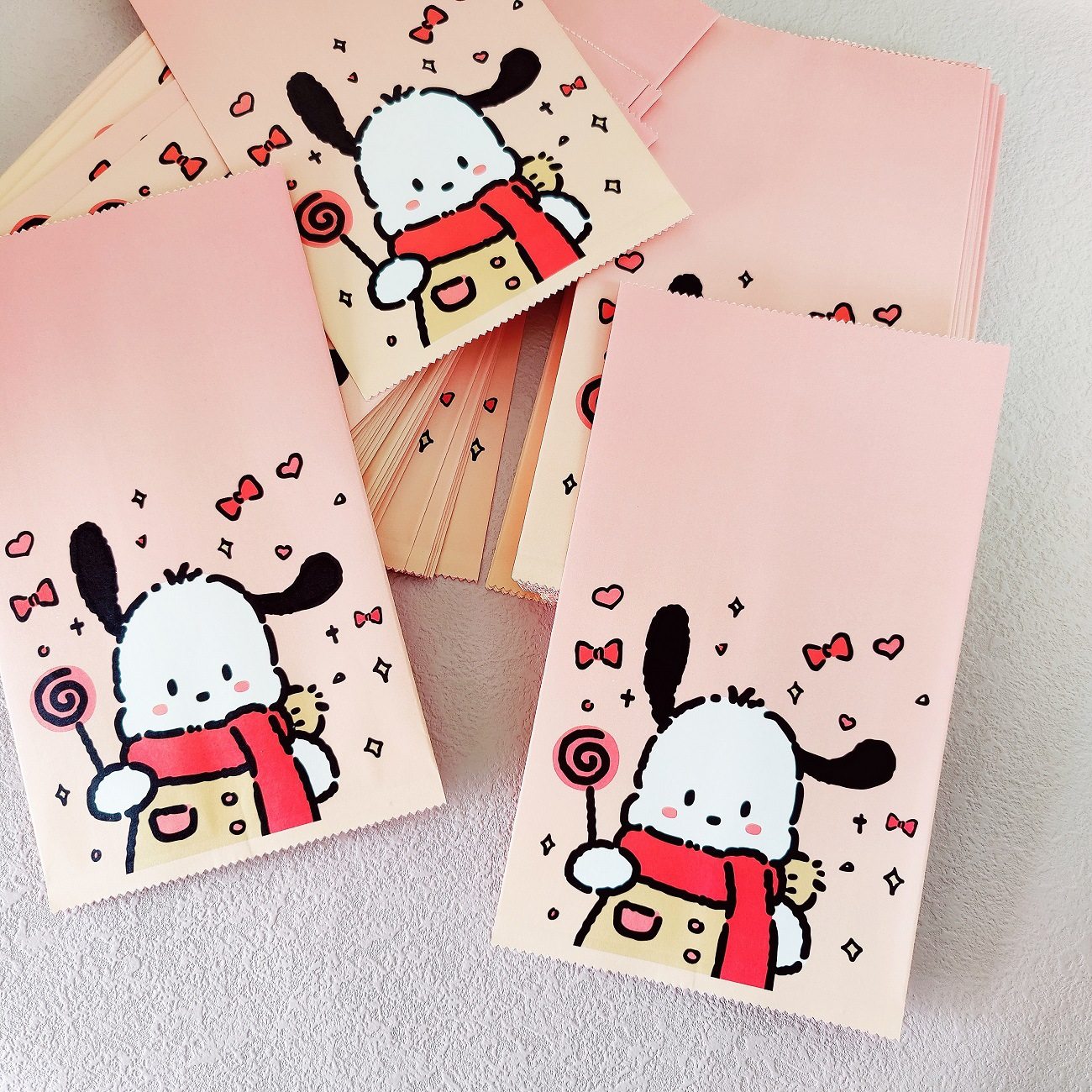 ins高颜值帕恰狗纸袋 可爱卡通吧唧咕盘饰品收纳出爱豆小卡包装袋,包装,牛皮纸袋,淘宝优惠券,粉丝福利购,淘宝优惠卷