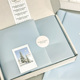 ins风半透明蓝色磨砂雾面包装 纸简约出卡文创打包材料高级韩素纸