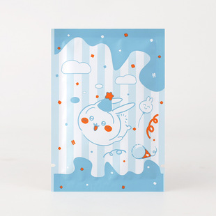 ins可爱兔子平口机封袋 出小卡打包材料追星礼物包装热封卡通袋子