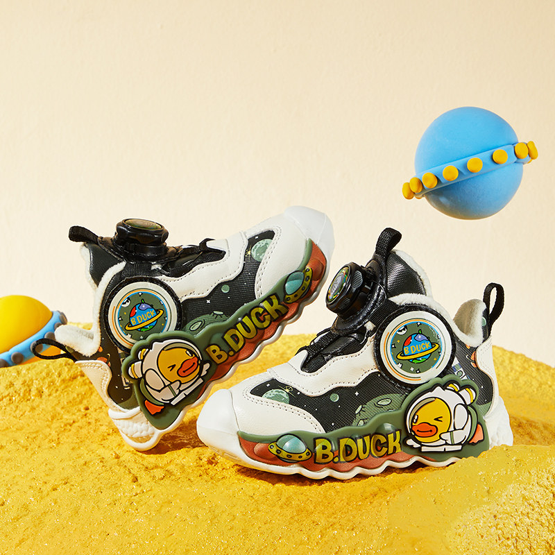 B.DUCK小黄鸭童鞋冬季加绒时尚运动鞋太空鸭旋钮男女童 B5485022,童鞋/婴儿鞋/亲子鞋,运动鞋,淘宝优惠券,粉丝福利购,淘宝优惠卷