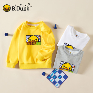 男童宽松休闲 新款 BF3508941 圆领卫衣秋季 B.Duck小黄鸭儿童时尚
