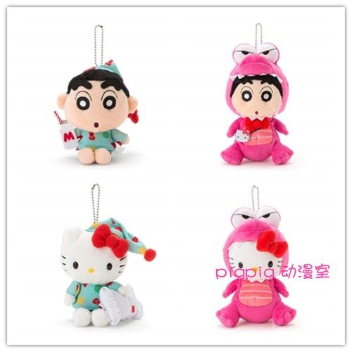 SANRIO 蜡笔小新Hello Kitty合作款睡衣鳄鱼先生系列毛绒公仔挂件|msdalam kategori mod main/animasi/Zhou Bian/cos/permainan papan, kartun/Animasi Zhou Bian, Kad animasi/loket/alat tulis - dari Buy2taobao.com untuk memberikan perkhidmatan ejen Taobao profesional membeli